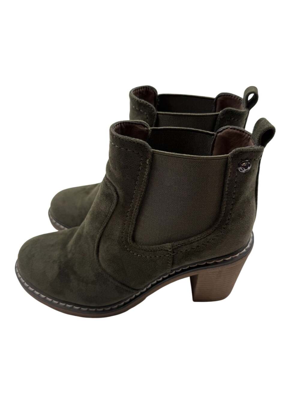 Boutique by Corkys Rocky Ankle Boots Size 7 Olive